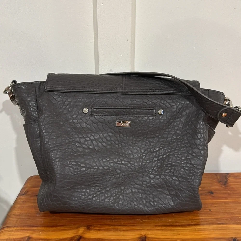 NEW Jewell by Thirty-One Gray Croc Shoulder Bag